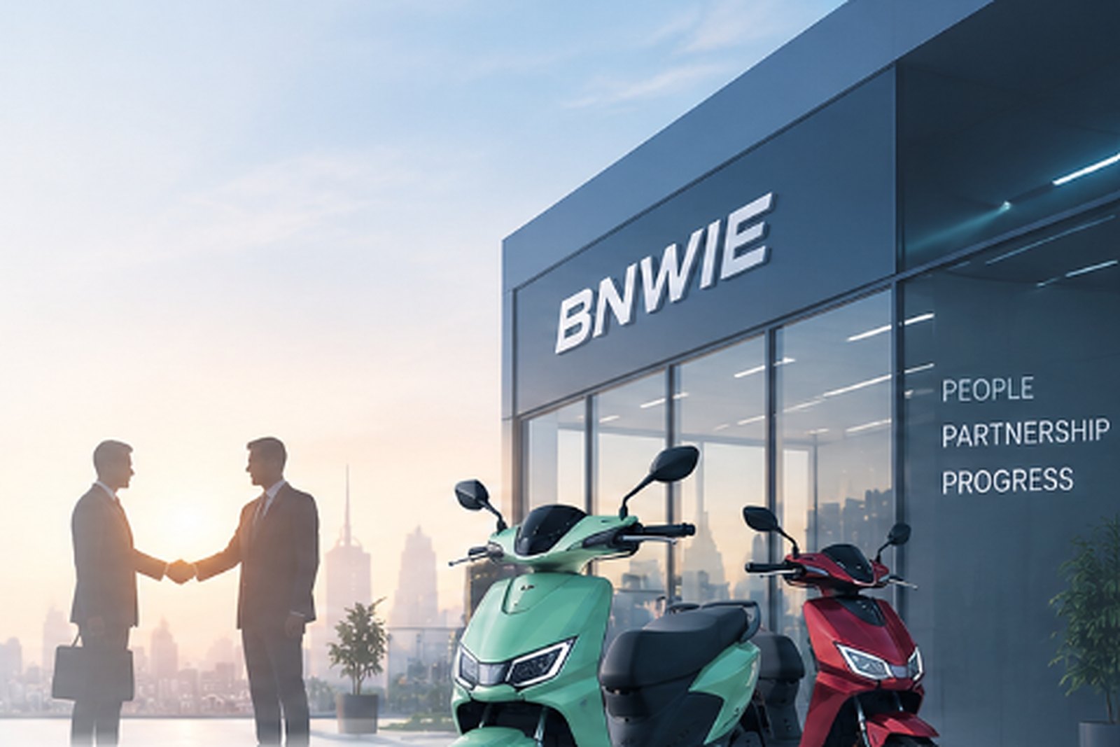 A BNWIE dealership, and the partnership behind it
