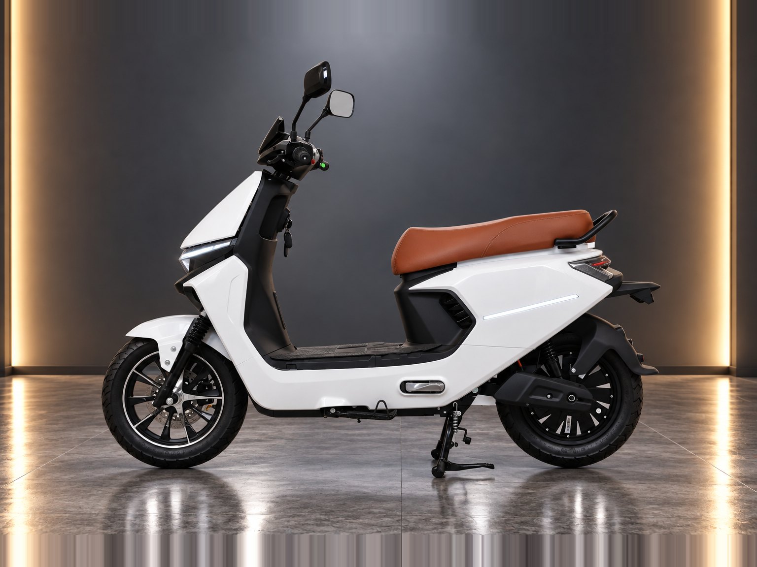 M2 in White, side view facing left